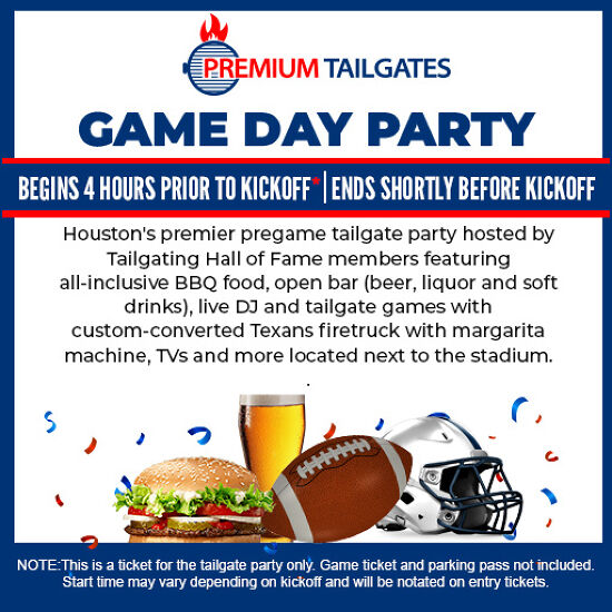 ALL Tailgates NFL 2025 - Houston Texans